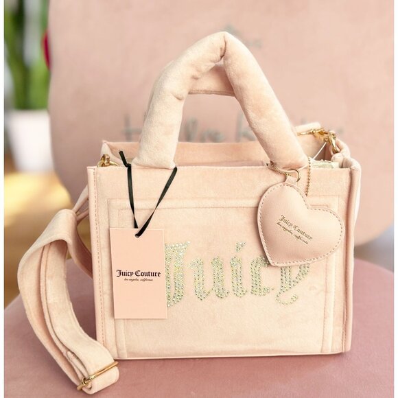 Juicy Couture Handbags - Juicy Couture Pink Diamond Big Spender Mini Tote Bag NWT